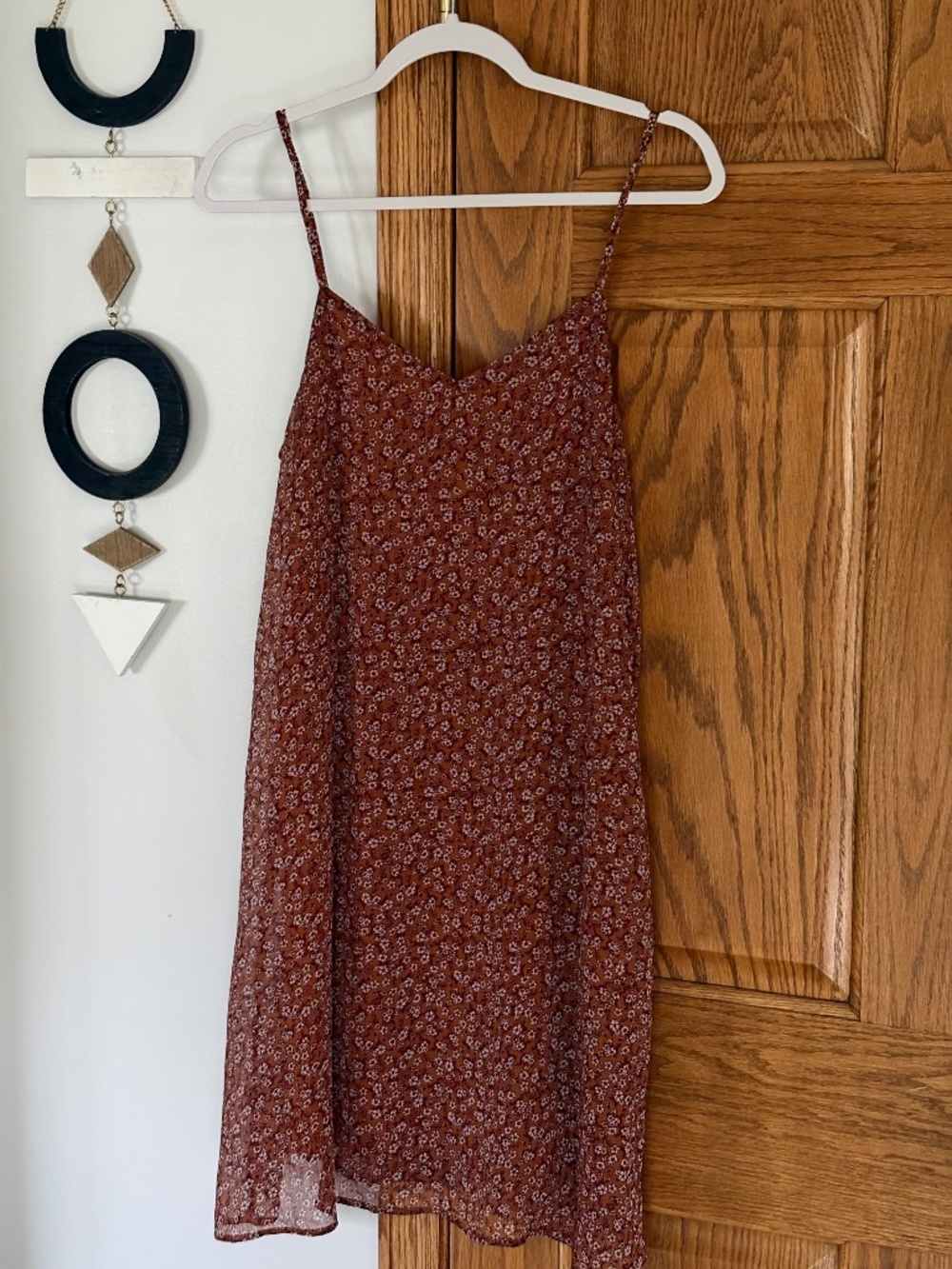 Mudd. Knee-length Camisole Dress with Adjustable Straps